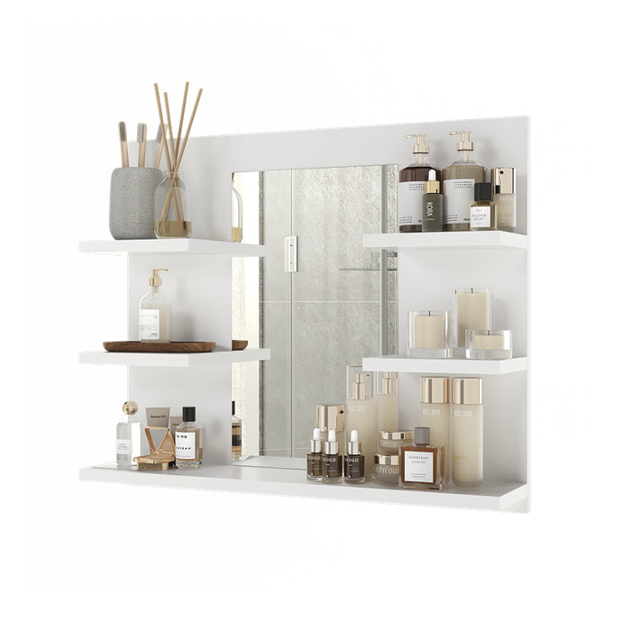 Vicco Specchio contenitore bagno Bianco 58.8 x 50 cm con ripiani