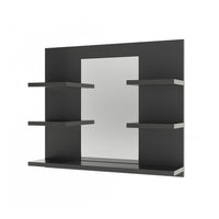 Vicco Specchio contenitore bagno Antracite 58.8 x 50 cm con ripiani