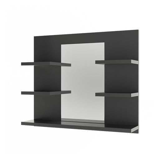 Vicco Specchio contenitore bagno Antracite 58.8 x 50 cm con ripiani