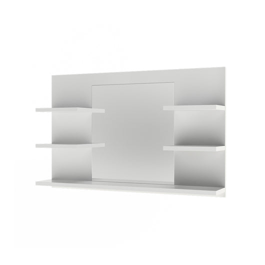 Vicco Specchio contenitore bagno Bianco 78 x 50 cm con ripiani