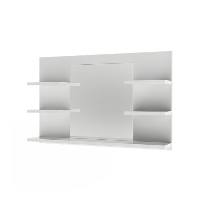 Vicco Specchio contenitore bagno Bianco 78 x 50 cm con ripiani
