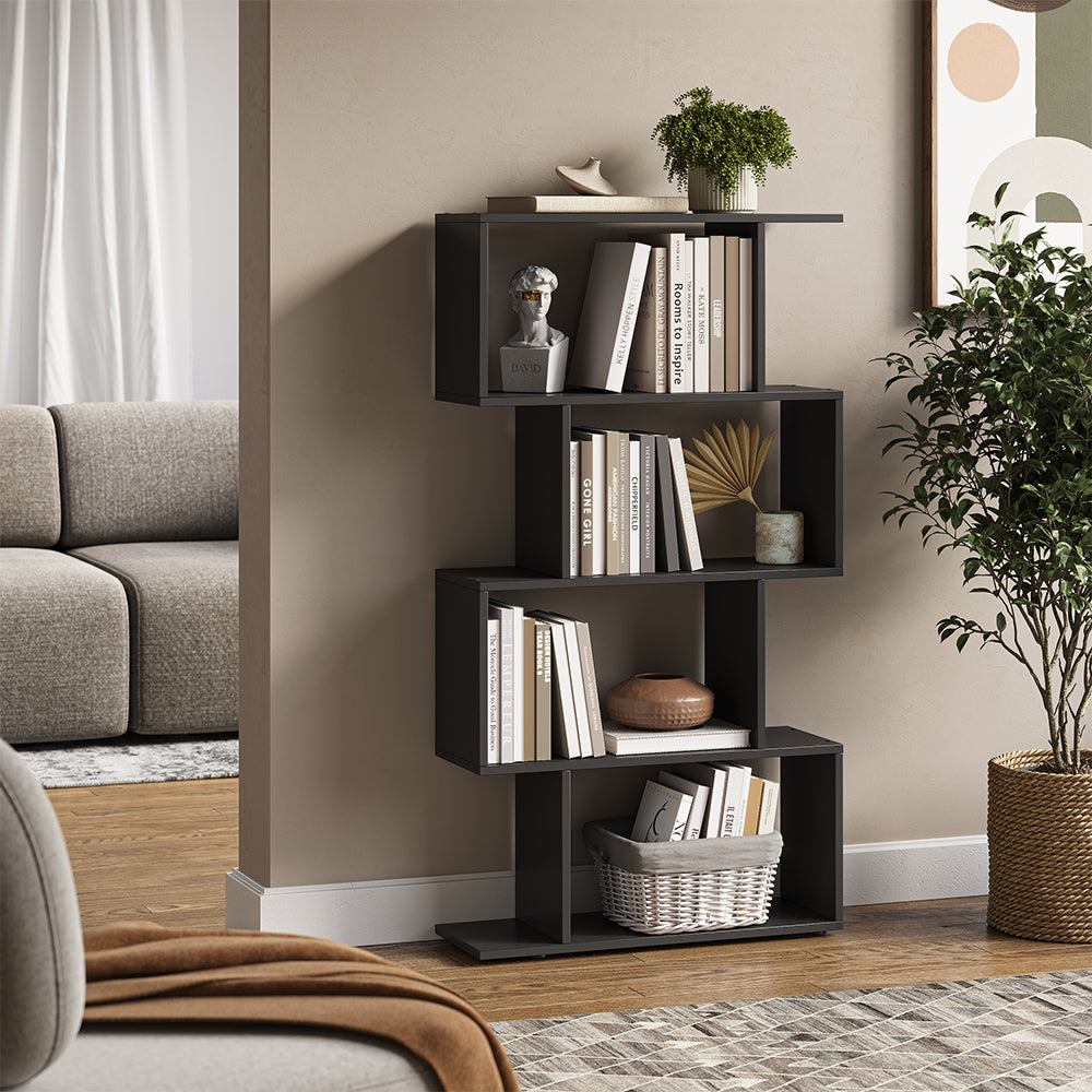 Vicco Divisorio per ambienti Nero 70 x 132.1 cm 4 scomparti