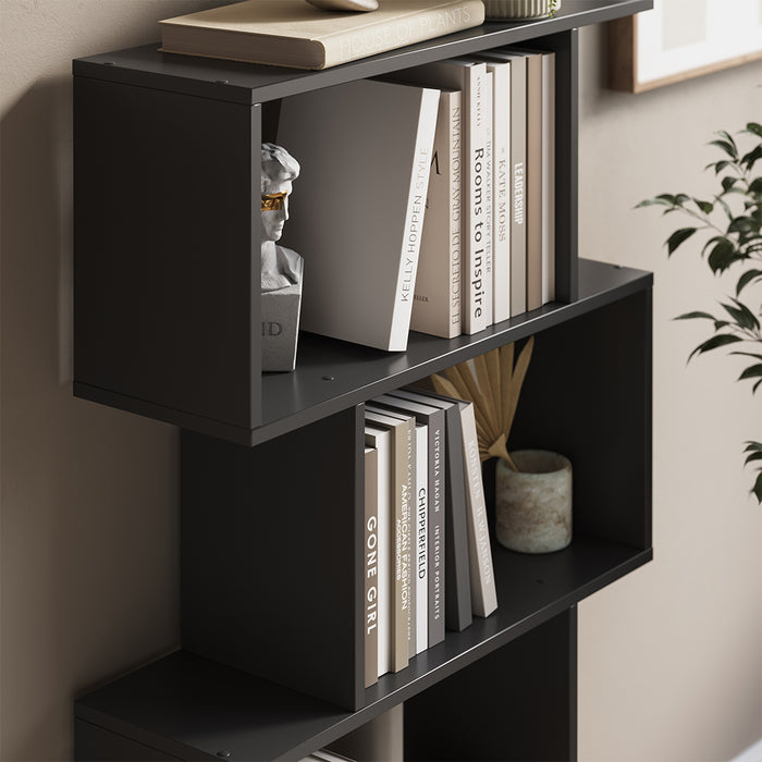 Vicco Divisorio per ambienti Nero 70 x 132.1 cm 4 scomparti