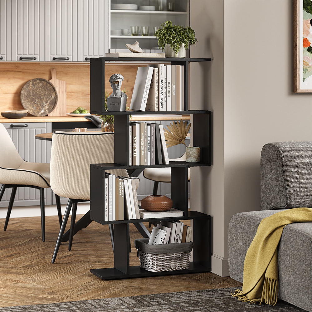 Vicco Divisorio per ambienti Nero 70 x 132.1 cm 4 scomparti