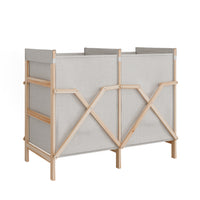 Vicco Mobiletto da bagno per lavanderia Beige 80 x 64 cm con 2 scomparti
