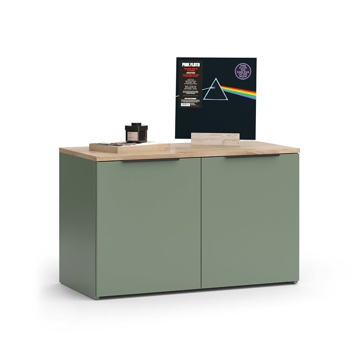 Vicco Credenza Verde 80 x 50 cm con 2 porte