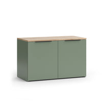 Vicco Credenza Verde 80 x 50 cm con 2 porte