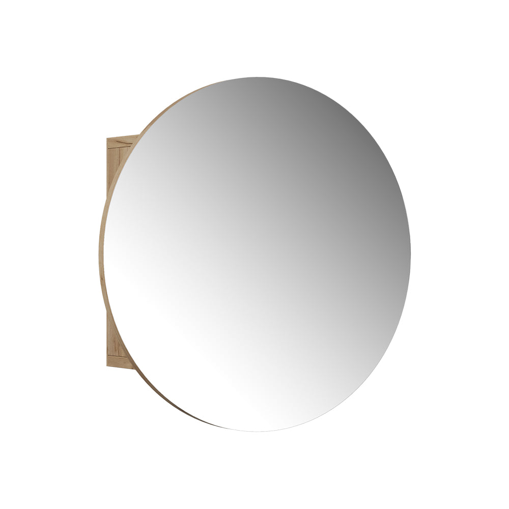 Vicco Specchio contenitore bagno Quercia dorata 50 x 50 cm con 2 scomparti