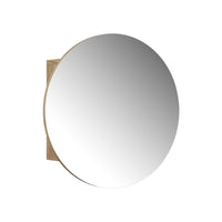 Vicco Specchio contenitore bagno Quercia dorata 50 x 50 cm con 2 scomparti