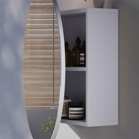 Vicco Specchio contenitore bagno Bianco 60 x 60 cm con 2 scomparti