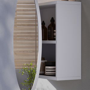 Vicco Specchio contenitore bagno Bianco 70 x 70 cm con 2 scomparti