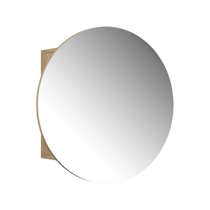 Vicco Specchio contenitore bagno Quercia dorata 60 x 60 cm con 2 scomparti