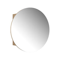 Vicco Specchio contenitore bagno Quercia dorata 70 x 70 cm con 2 scomparti