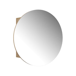 Vicco Specchio contenitore bagno Quercia dorata 70 x 70 cm con 2 scomparti