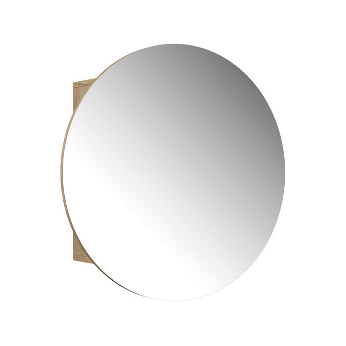 Vicco Specchio contenitore bagno Quercia dorata 70 x 70 cm con 2 scomparti