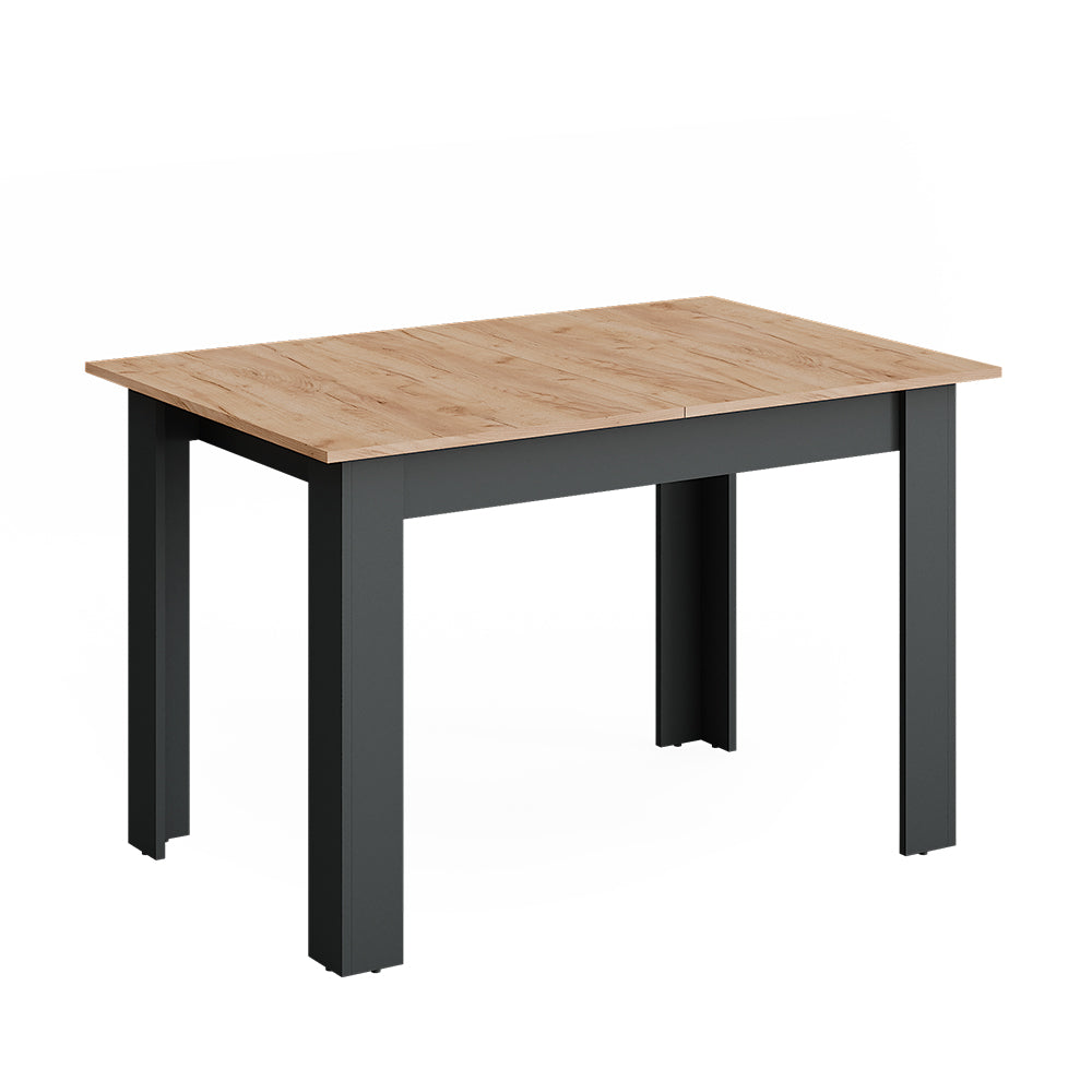 Vicco tavolo da pranzo allungabile Antracite/quercia dorata 160 x 80 cm Estensibile