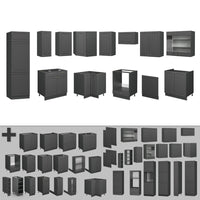 Vicco Cucina angolare completa Landhaus antrazit-oro 287 x 60 cm , PL Rovere