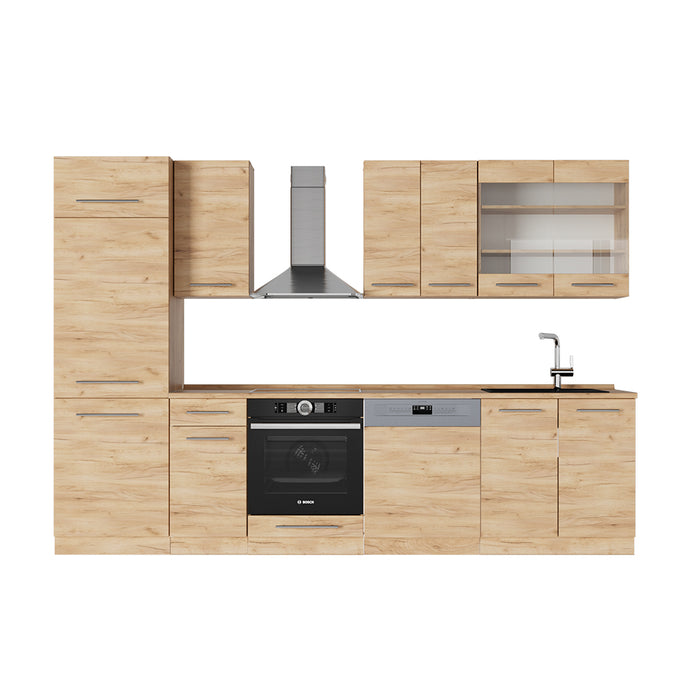 Vicco Cucina componibile Quercia dorata 300 cm , PL Rovere