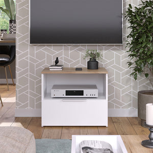 Vicco Mobile tv Bianco/Sonoma 60 x 50 cm con cassetto