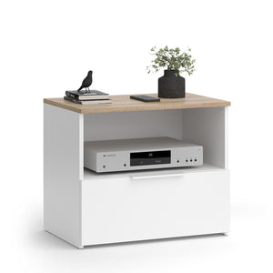 Vicco Mobile tv Bianco/Sonoma 60 x 50 cm con cassetto