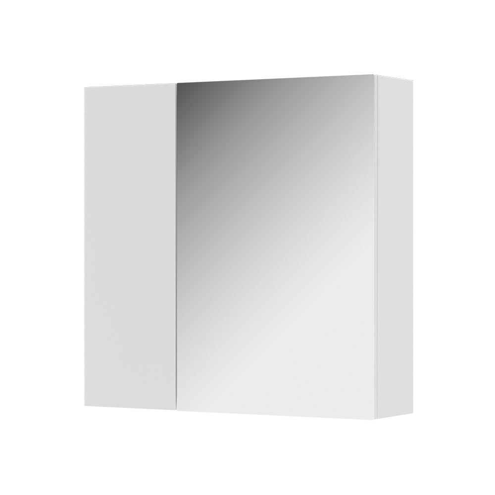 Vicco Specchio contenitore bagno Bianco 60 x 59.2 cm Con ripiani e 1 anta a specchio
