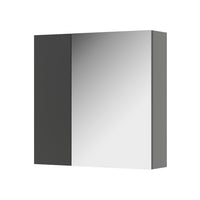 Vicco Specchio contenitore bagno Antracite 60 x 59.2 cm Con ripiani e 1 anta a specchio