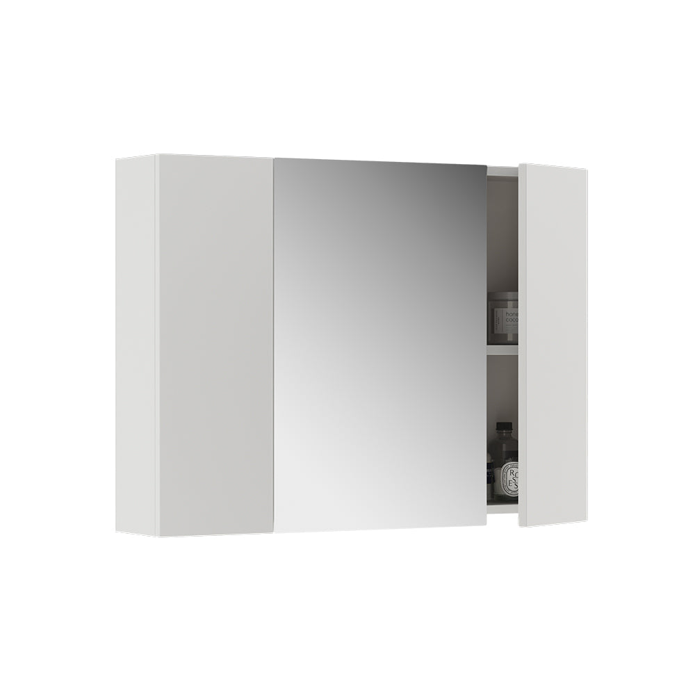 Vicco Specchio contenitore bagno Bianco 80 x 59.2 cm con ripiani