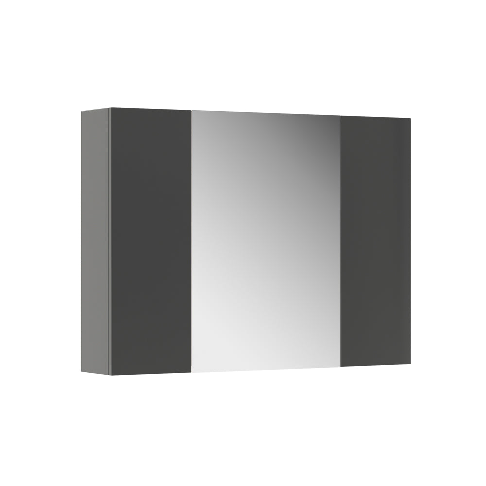 Vicco Specchio contenitore bagno Antracite 80 x 59.2 cm con ripiani