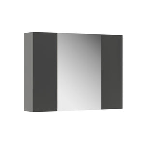 Vicco Specchio contenitore bagno Antracite 80 x 59.2 cm con ripiani