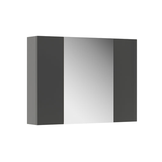 Vicco Specchio contenitore bagno Antracite 80 x 59.2 cm con ripiani