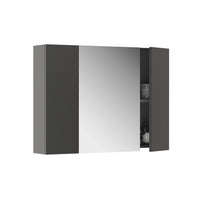 Vicco Specchio contenitore bagno Antracite 80 x 59.2 cm con ripiani