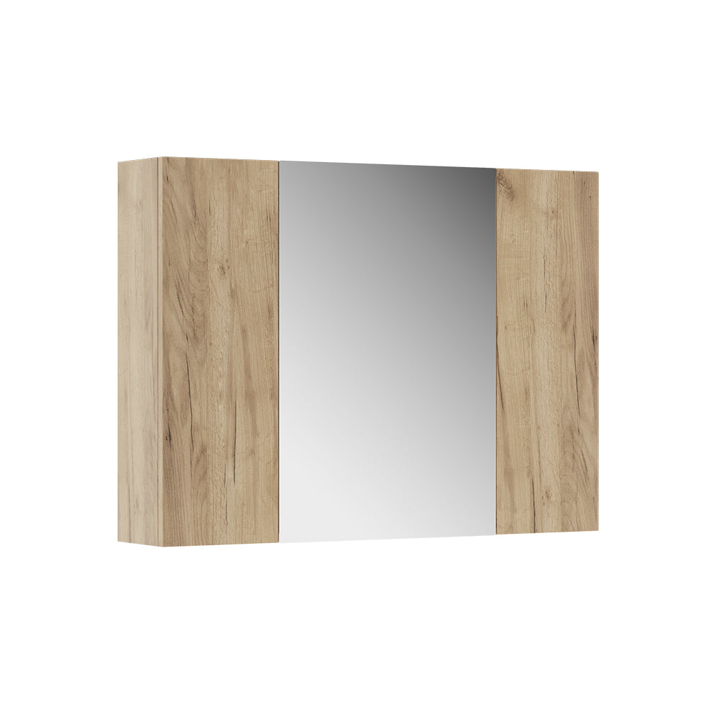 Vicco Specchio contenitore bagno Quercia dorata 80 x 59.2 cm con ripiani