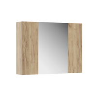 Vicco Specchio contenitore bagno Quercia dorata 80 x 59.2 cm con ripiani