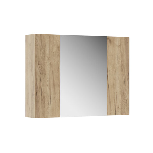 Vicco Specchio contenitore bagno Quercia dorata 80 x 59.2 cm con ripiani