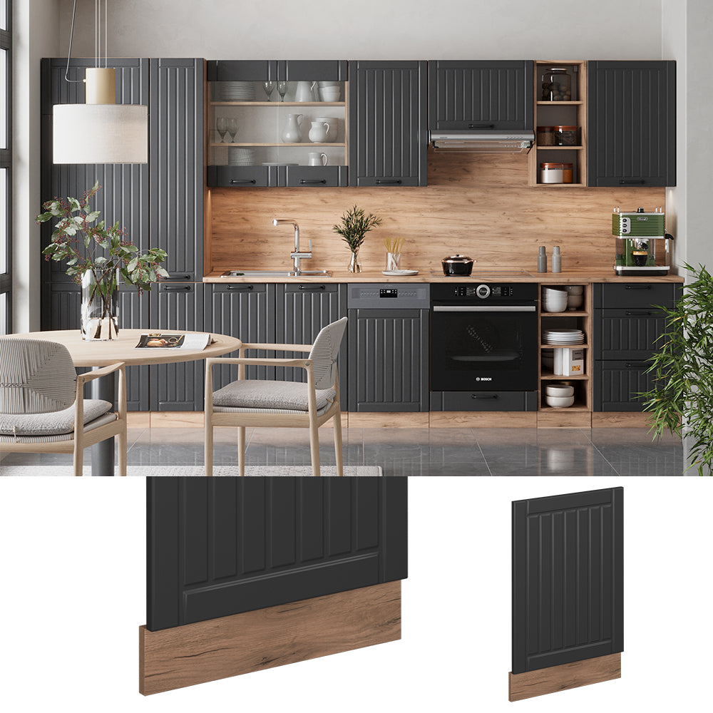 Vicco Pannello frontale Grigio scuro 45 cm senza piano di lavoro