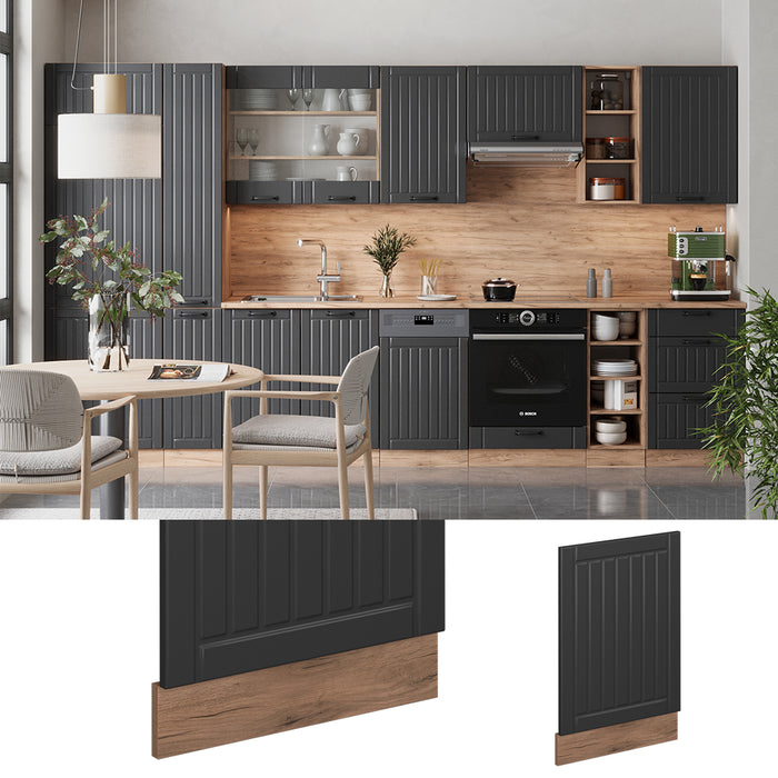 Vicco Pannello frontale Grigio scuro 45 cm senza piano di lavoro