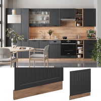 Vicco Pannello frontale Grigio scuro 60 cm senza piano di lavoro