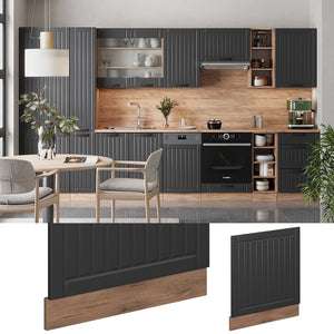 Vicco Pannello frontale Grigio scuro 60 cm senza piano di lavoro