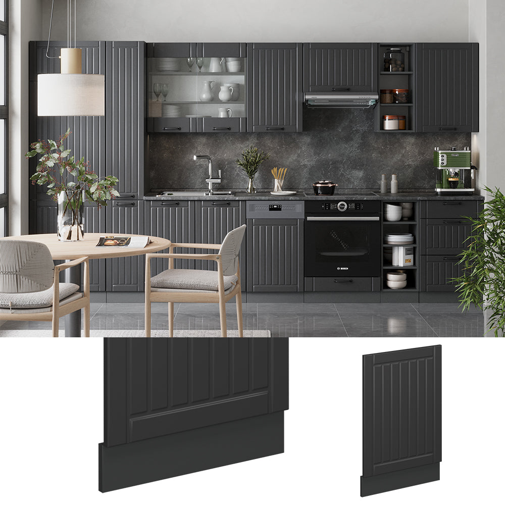 Vicco Pannello frontale Grigio scuro 45 cm Senza piano di lavoro