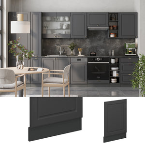 Vicco Pannello frontale Landhaus antrazit-oro 45 cm Senza piano di lavoro