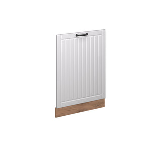 Vicco Pannello frontale della lavastoviglie Bianco casa di campagna 60 cm senza piano di lavoro