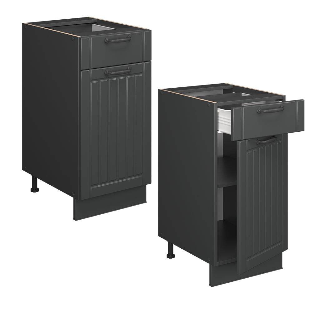 Vicco Mobiletto base per cucina Grigio scuro 40 cm , PL Antracite