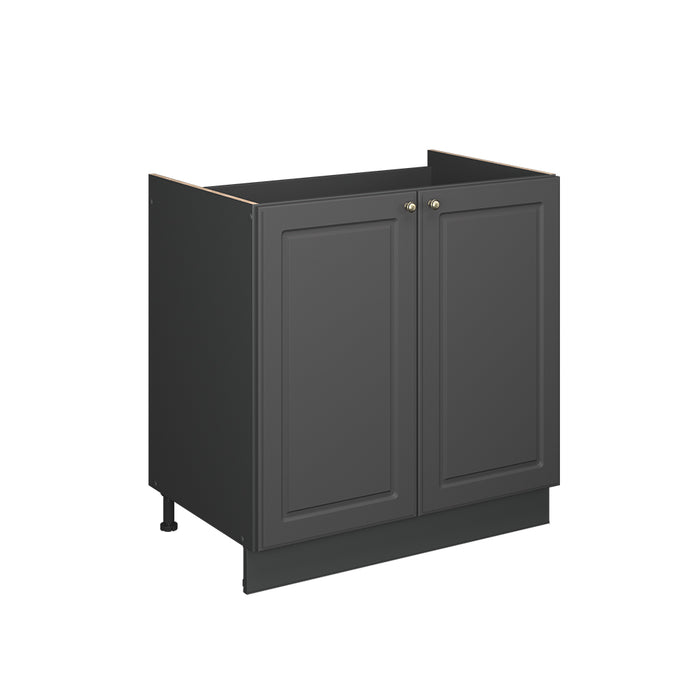 Vicco Mobile lavello cucina Landhaus antrazit-oro 80 cm , PL Antracite