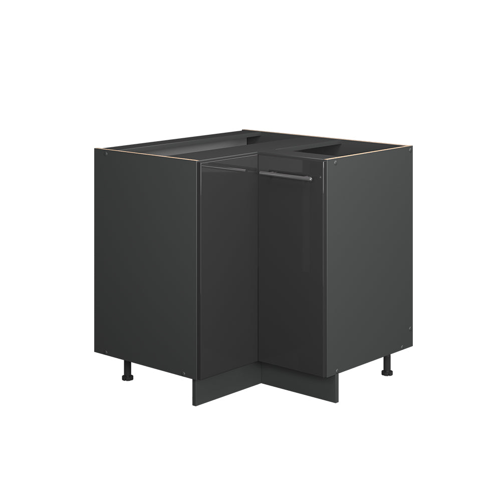 Vicco Mobile ad angolo cucina Antracite lucido 80.5 cm senza piano di lavoro