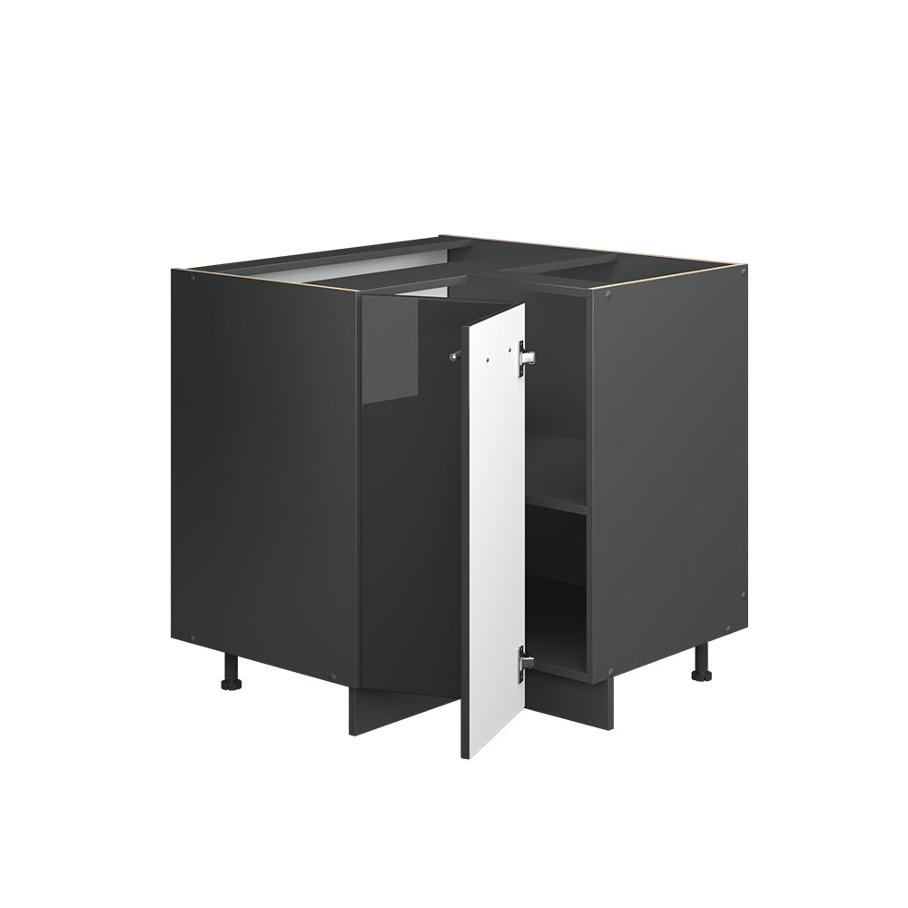 Vicco Mobile ad angolo cucina Antracite lucido 80.5 cm senza piano di lavoro