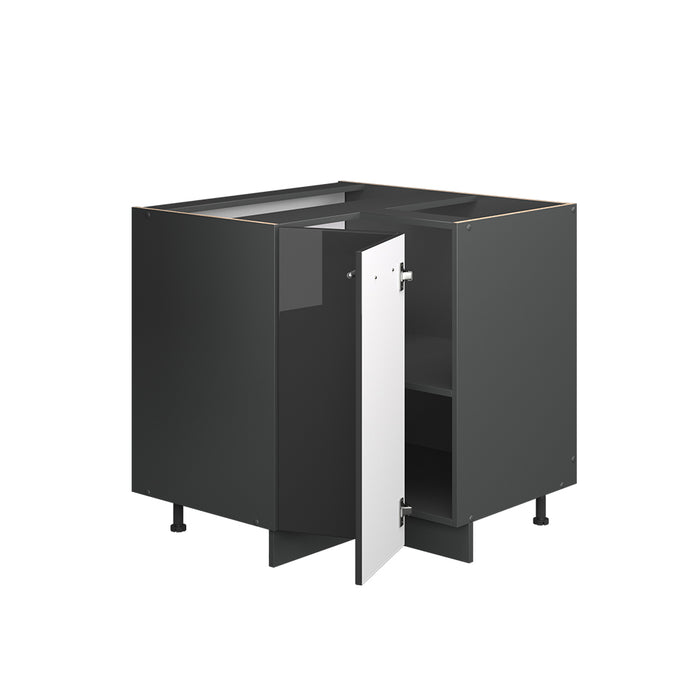 Vicco Mobile ad angolo cucina Antracite lucido 80.5 cm senza piano di lavoro