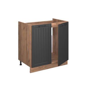 Vicco Mobile lavello cucina Grigio scuro 80 cm , PL Antracite