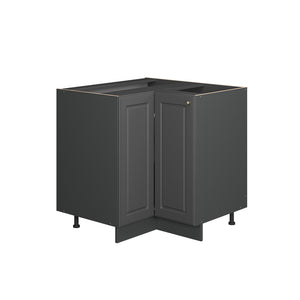 Vicco Mobile ad angolo cucina Landhaus antrazit-oro 80.5 cm senza piano di lavoro