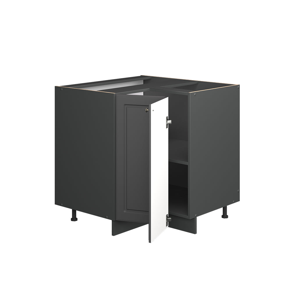 Vicco Mobile ad angolo cucina Landhaus antrazit-oro 80.5 cm senza piano di lavoro