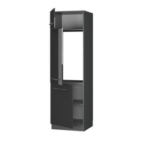 Vicco Armadio frigorifero Antracite lucido 60 cm